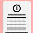 Icon representing simple registration process
