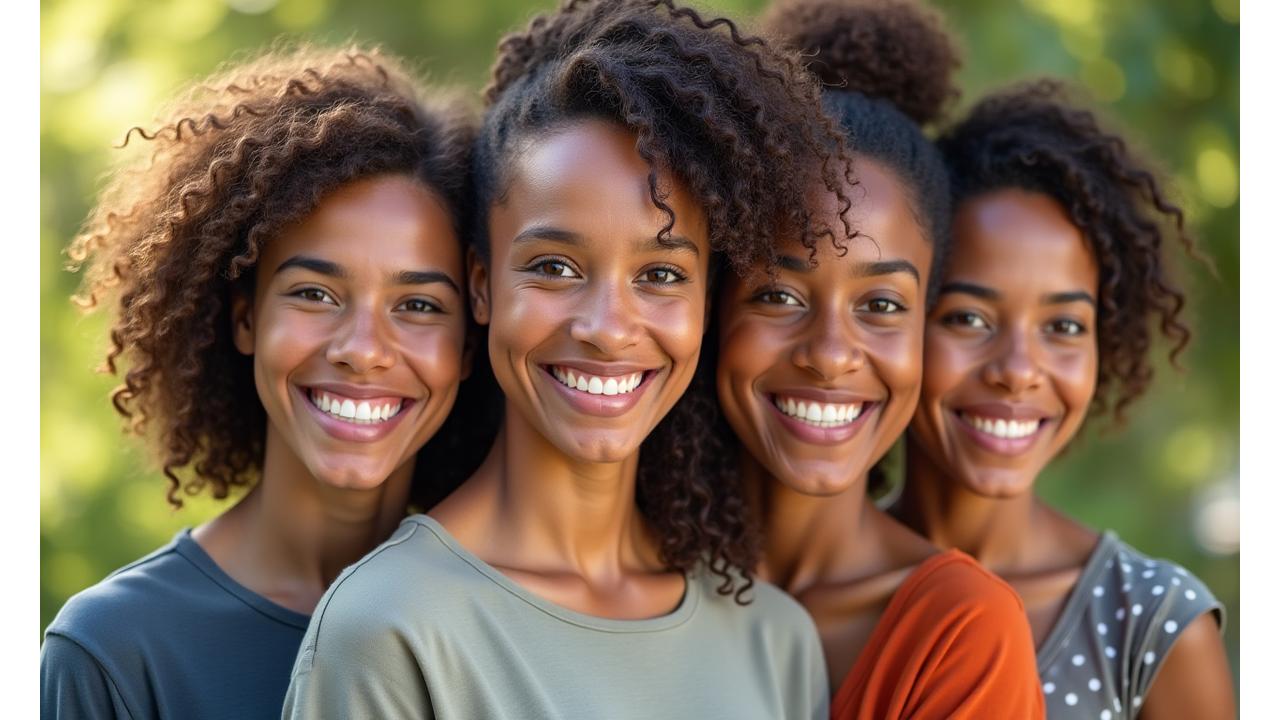 A collage of diverse, happy faces of Austin residents, signifying success and community connection.