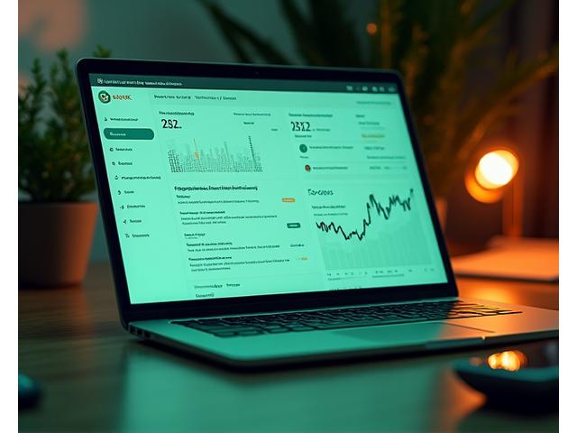 AI-powered insights dashboard displaying trend analysis and personalized health recommendations on a laptop screen.